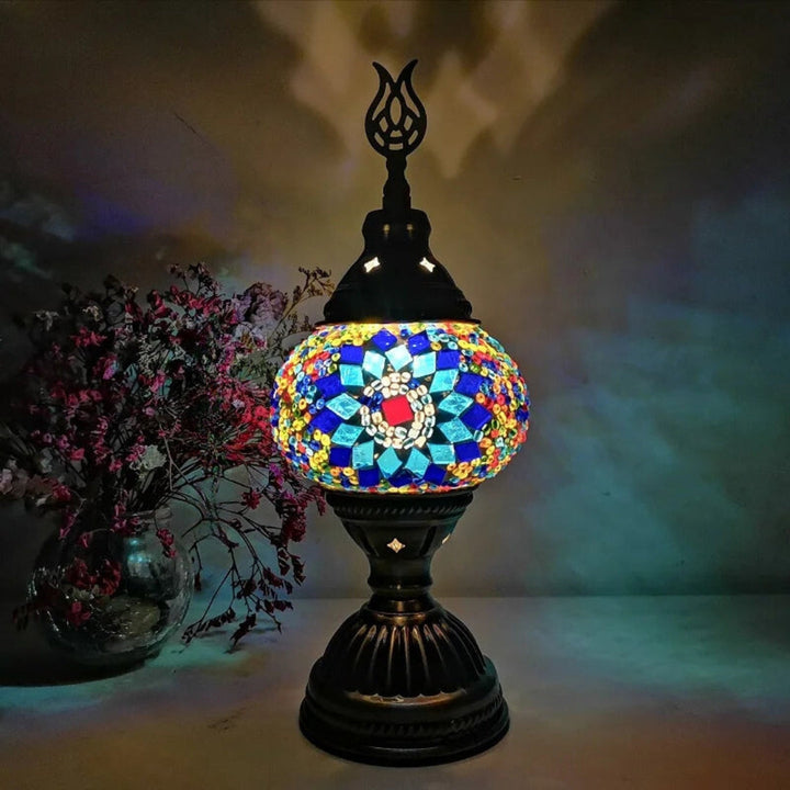 Mosaic Colorful Pattern Table Lamp Bowlift