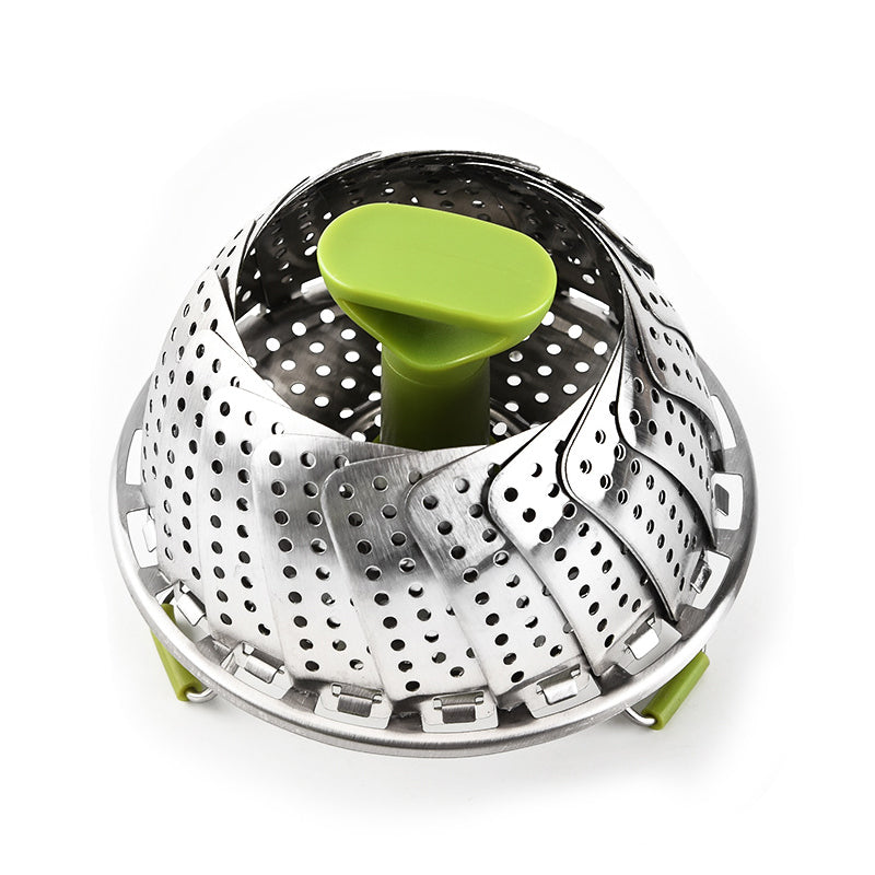 Flower-shaped Steel Folding Steamer | Bowlift