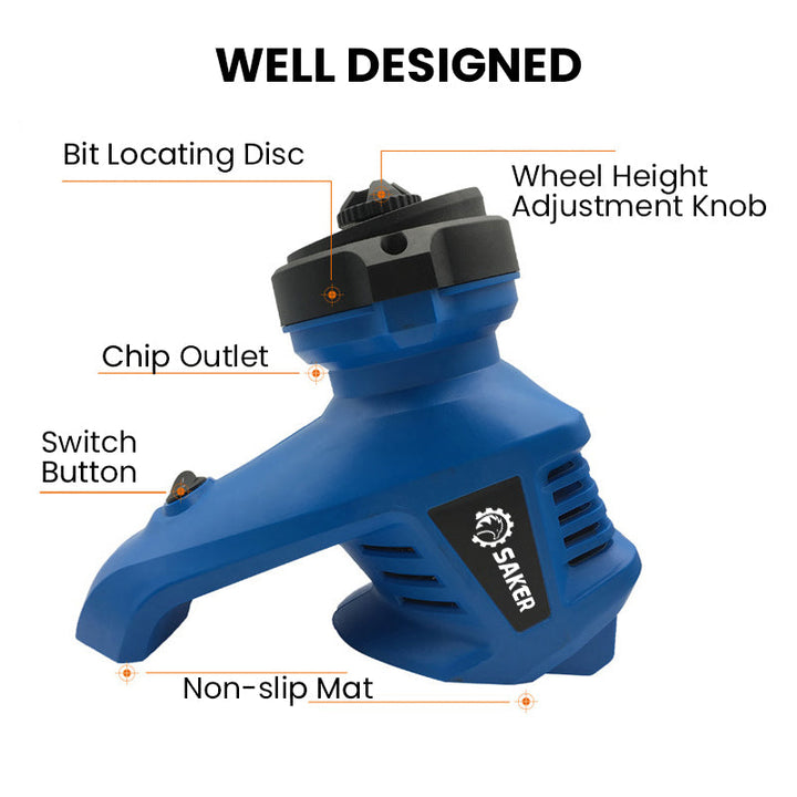 BowLift | Power Drill Bit Sharpener for Twist Bits