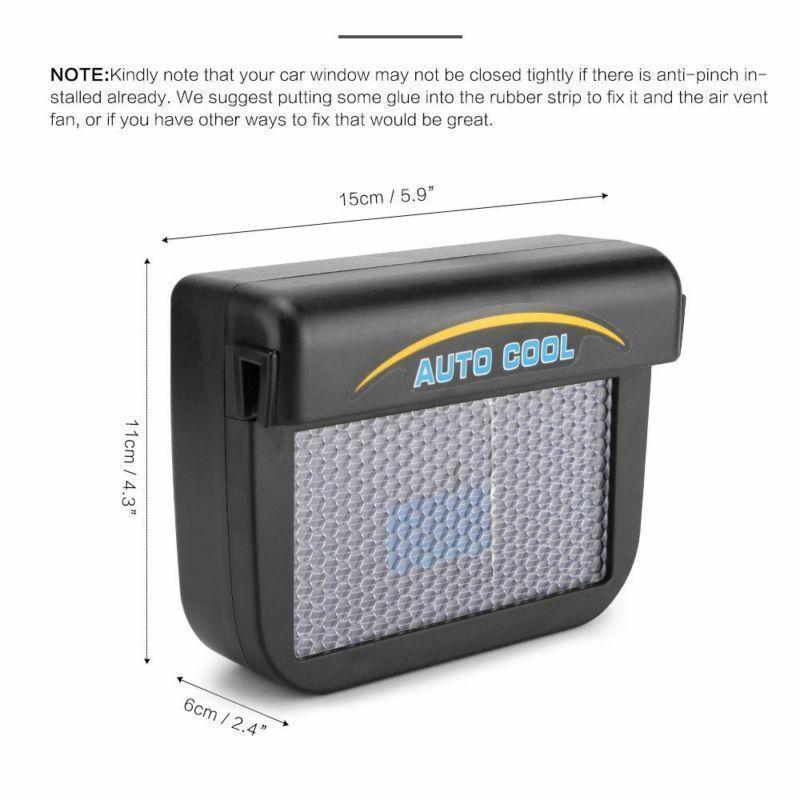 BowLift | Vehicle Solar Powered Car Vent Window Fan