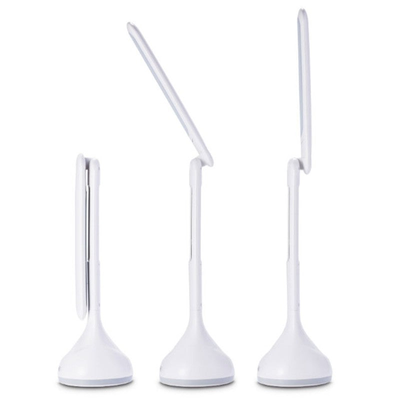 BowLift | Rechargeable Foldable Eye-caring Desk Lamp, with Flicker-free, Adjustable Brightness, Time, Date & Temperature Display