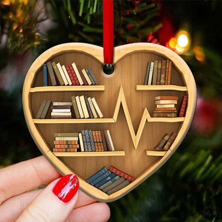 BowLift | Book Lovers Heart Ornament