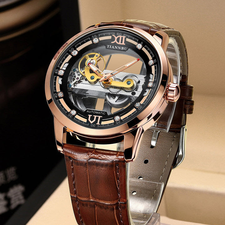 BowLift | Skeleton Tourbillon Ultra Thin Automatic Mechanical Watch