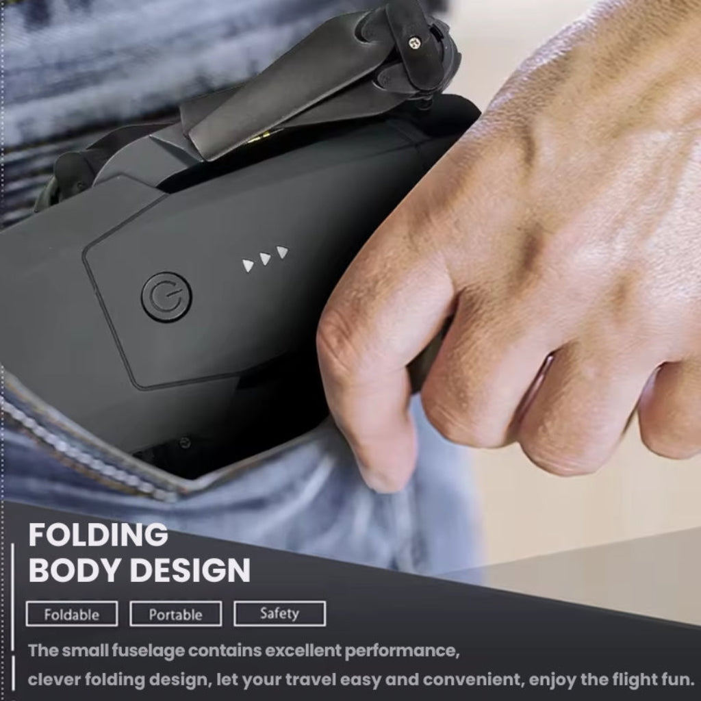 BowLift | High-Performance Black Bird 4K Drone with Camera | Lightweight & Foldable for Ultimate Portability and Quality