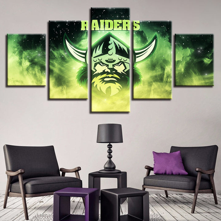 Glowering Raiders 5 Piece - Canvas Wall Art Painting | Bowlift