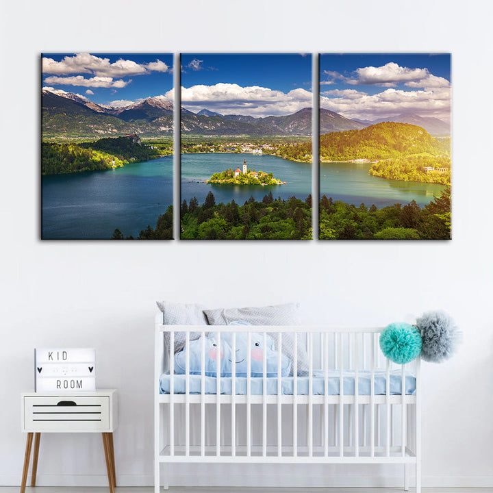 Peace Of The Land 3 Piece - Canvas Wall Art Painting | Bowlift