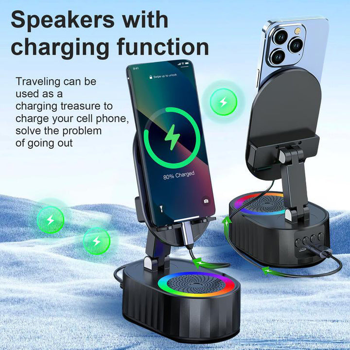 BowLift | Wireless Induction Audio Bluetooth Speaker 5 in 1 Phone Holder