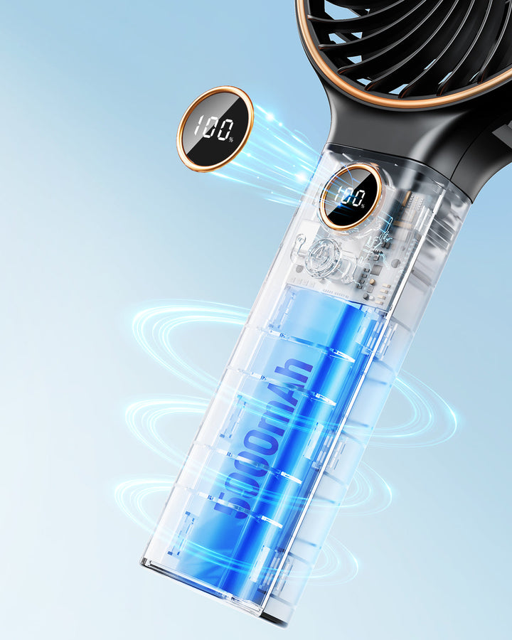 Handheld Fan, Portable Fan 5000mAh | Bowlift