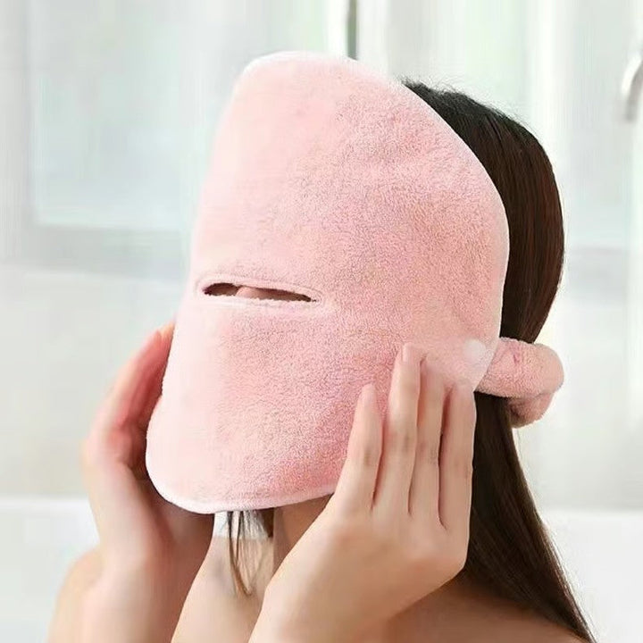 Moisturizing facial towel made of coral velours | Bowlift