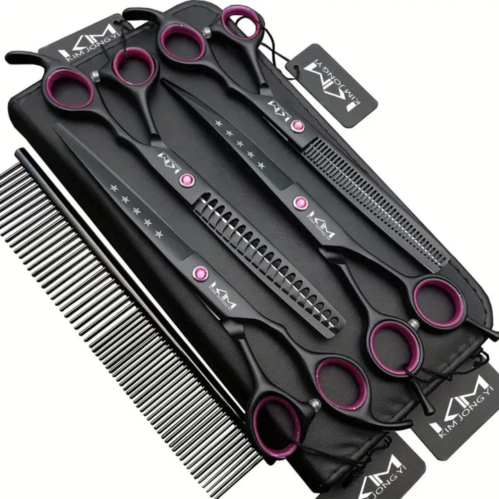 BowLift | TrimPro Pet Grooming Set – Complete Scissors Set for Precise Coat Care