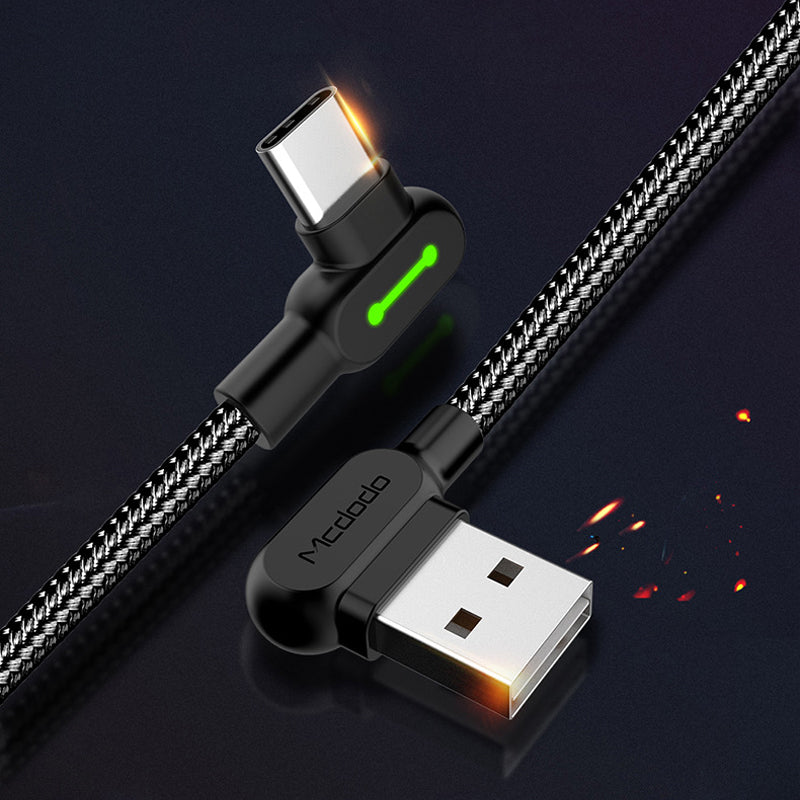 BowLift | L-Shaped Nylon Knitting Data Cable Suitable for iPhone