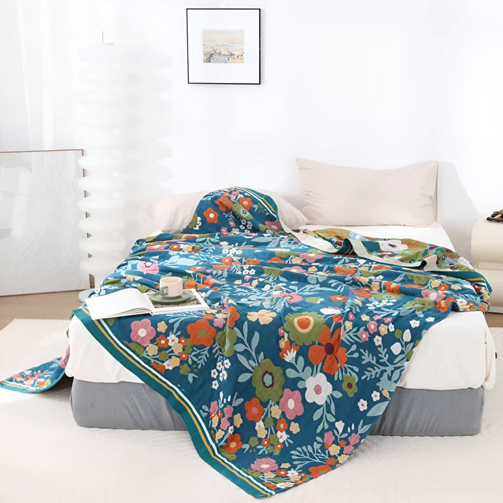 BowLift | Wildflower Botanical Bliss Cotton Blanket