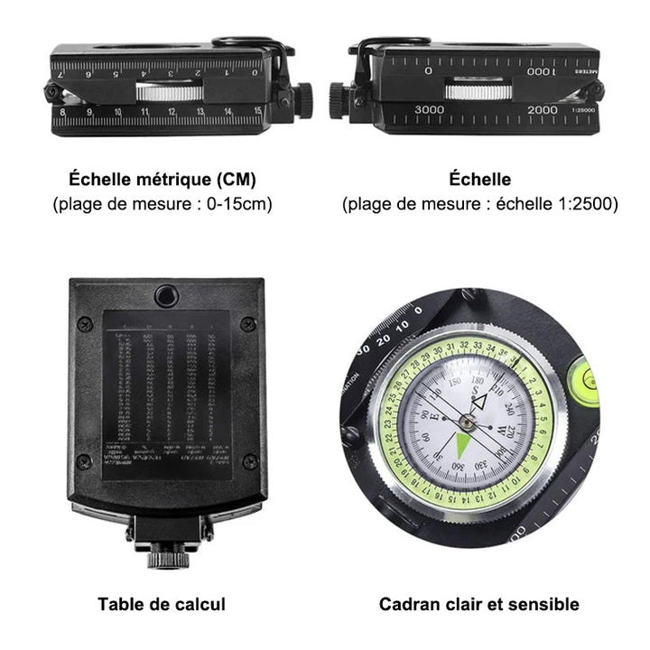 Military multifunctional navigation compass | Bowlift