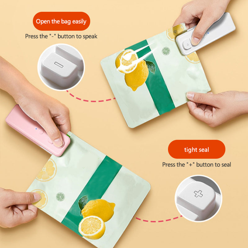 Small USB Rechargeable Mini Sealer | Bowlift