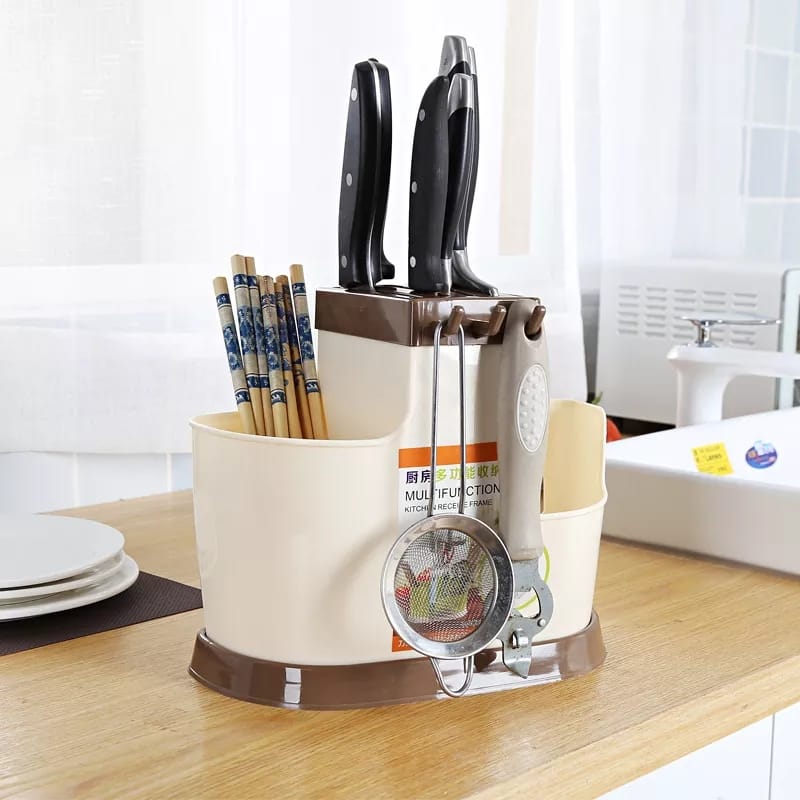 Multi Function Knife And Cutlery Holder Bowlift