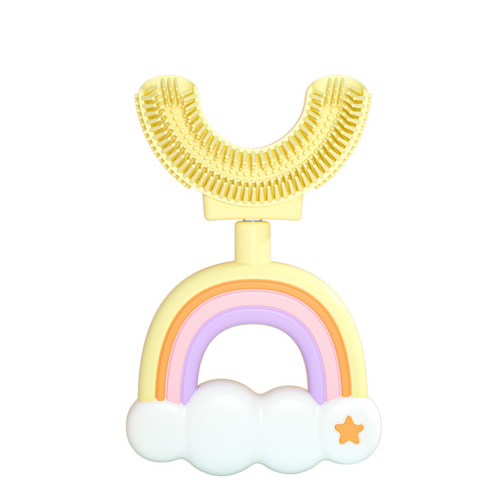 BowLift | Silicone Children's Toothbrush U-Design Rainbow