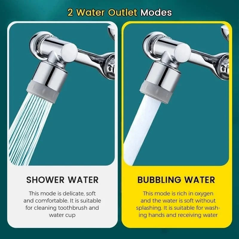 BowLift | Universal 1080° Swiveling Robot Arm Swivel Extension Faucet Aerator