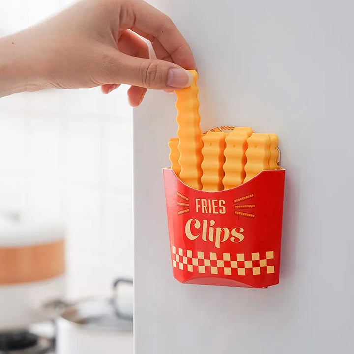 BowLift | Funny magnetic French fries food closure clip