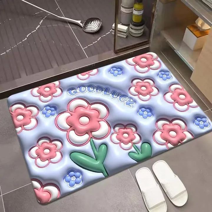 3D Visual Anti-slip Absorbent Mat Bowlift
