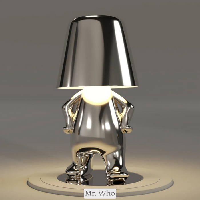 BowLift | 5 Brothers Wireless Table Lamp – Rechargeable LED Designer Lamp with Dimmable Light (Warm White)