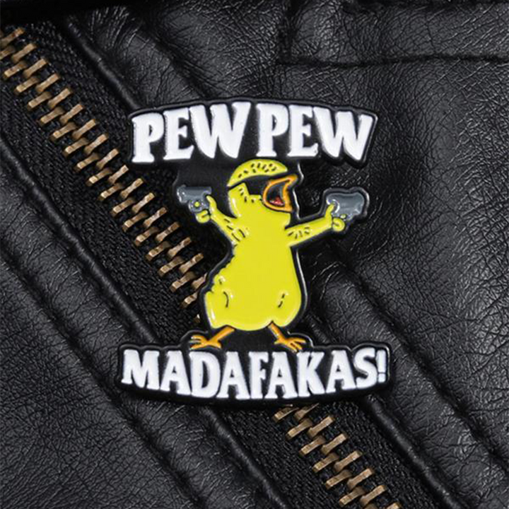 BowLift | Letter & Cartoon Duck Design Brooch