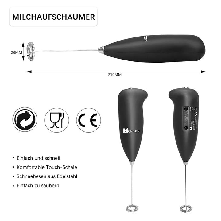 BowLift | Electric Mini Milk Frother Made of Stainless Steel