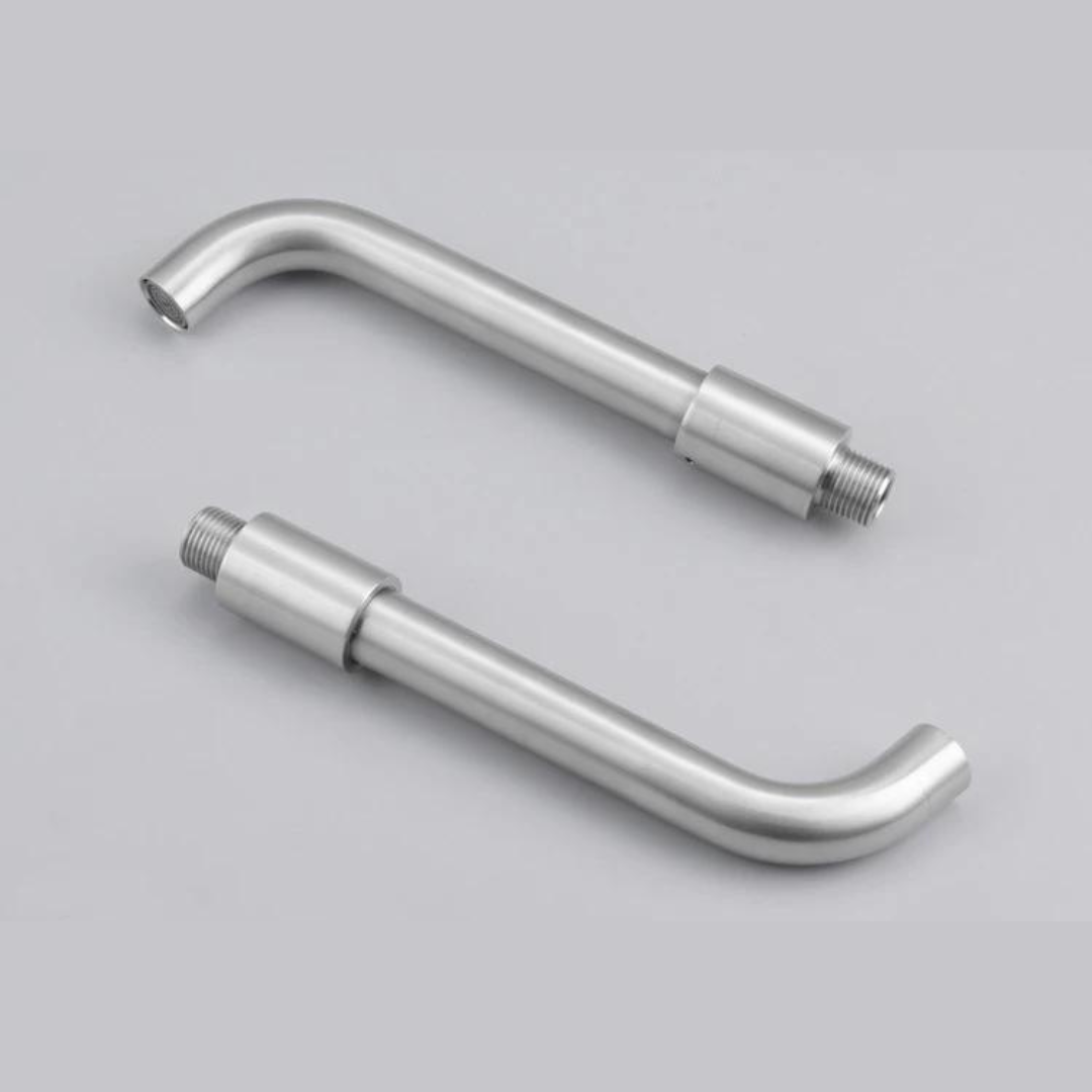 BowLift | Modern Wall-Mounted Basin Tap with Brushed Nickel Finish