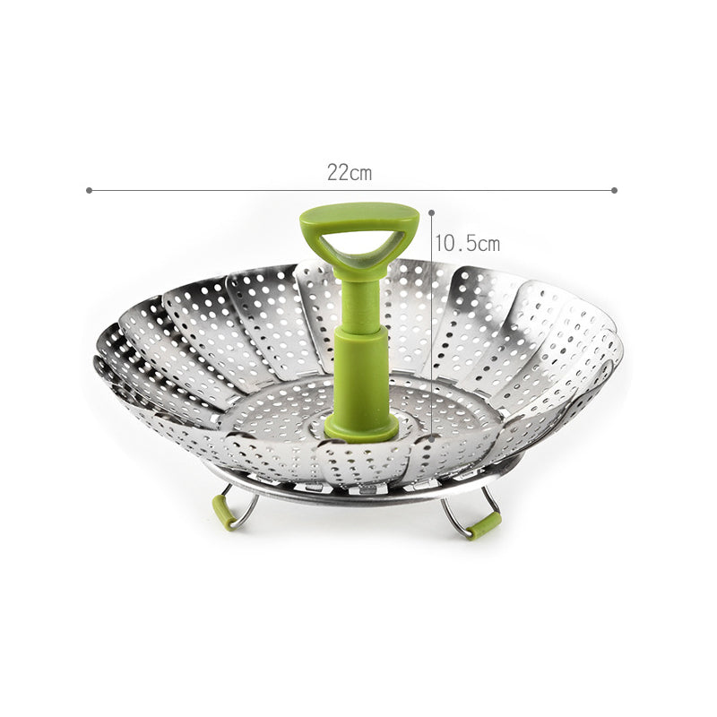 Flower-shaped Steel Folding Steamer | Bowlift