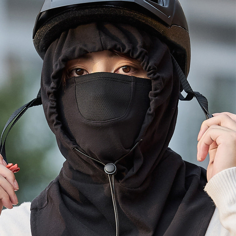 BowLift | Hooded Face Mask with Neck Warmer for Cycling