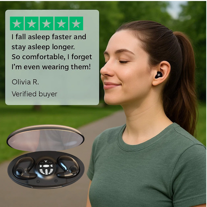 BowLift | Invisible Wireless Sleep Headphones | IPX5 Waterproof, Bluetooth 5.3 for Comfortable Sleep and Relaxation