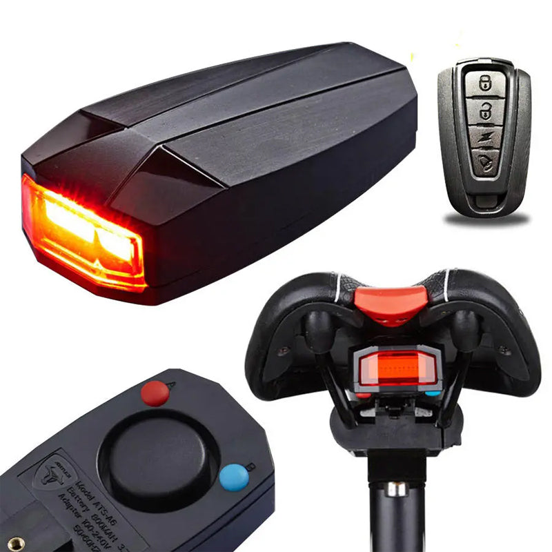 Intelligent sound and light alarm rear for bicycle | Bowlift