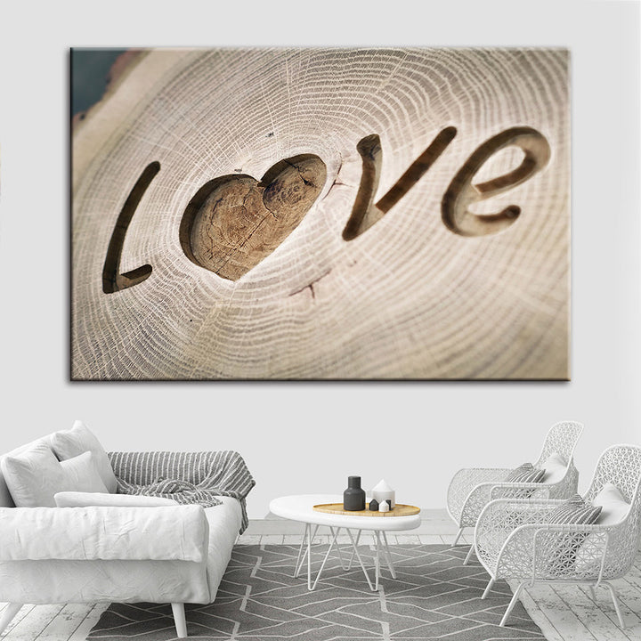 Love Forever - Canvas Wall Art Painting | Bowlift