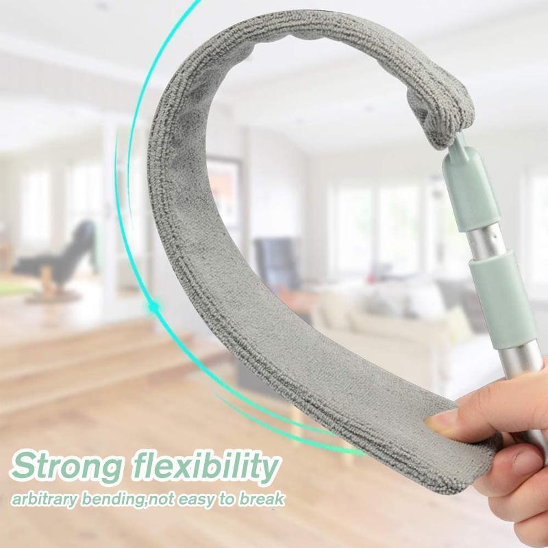 BowLift | Retractable Microfiber Dust Brush Gap Mop