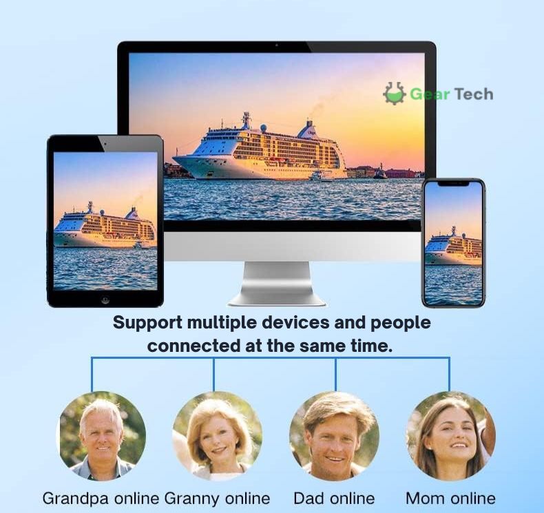 BowLift | 1080P Wireless WiFi Security Camera | Weather-Resistant, App-Controlled & Ideal for Indoor and Outdoor Surveillance | Small Closed Circuit Camera