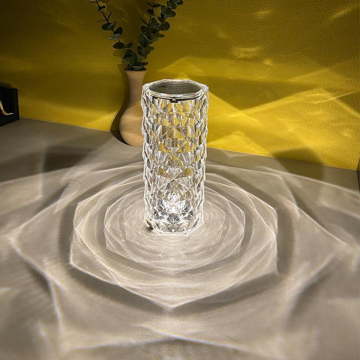 BowLift | Rose Rays Crystal Diamond Table Lamp