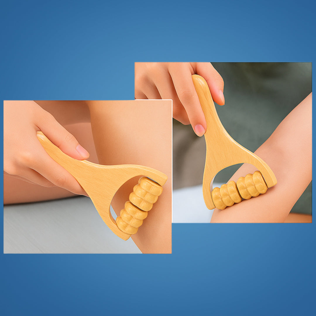 Deep Muscle Relief – Natural Wood Finish – Back Legs & Arms Bowlift