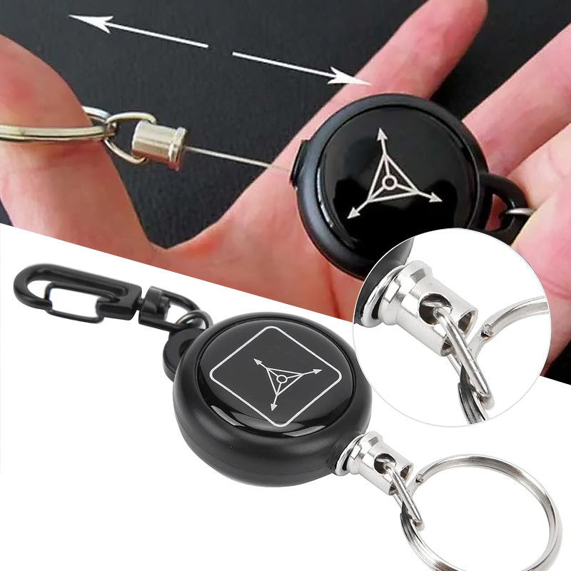 BowLift | Keychain with retractable wire cable