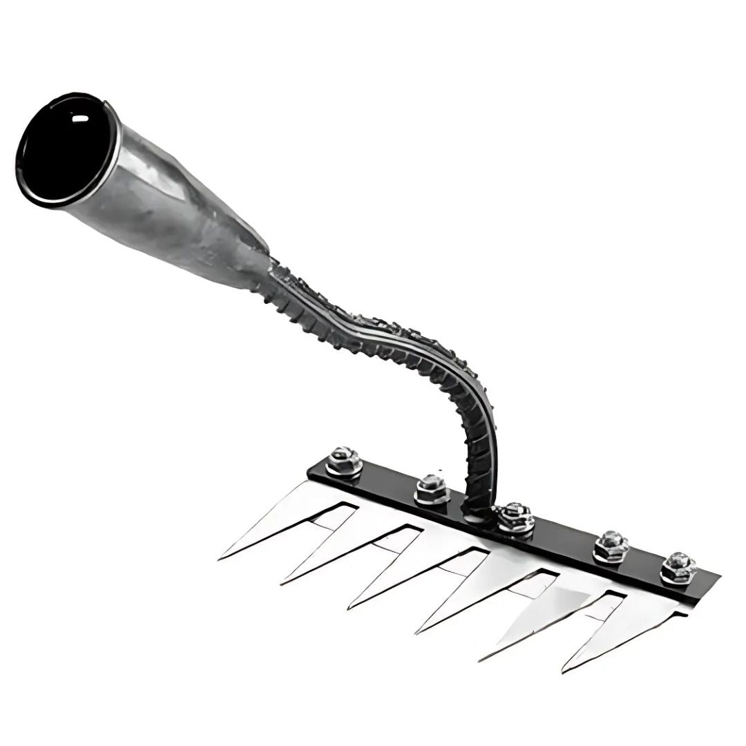 BowLift | Weeding Rake | Ultra-Durable Steel Teeth & Ergonomic Handle for Effortless Garden Maintenance