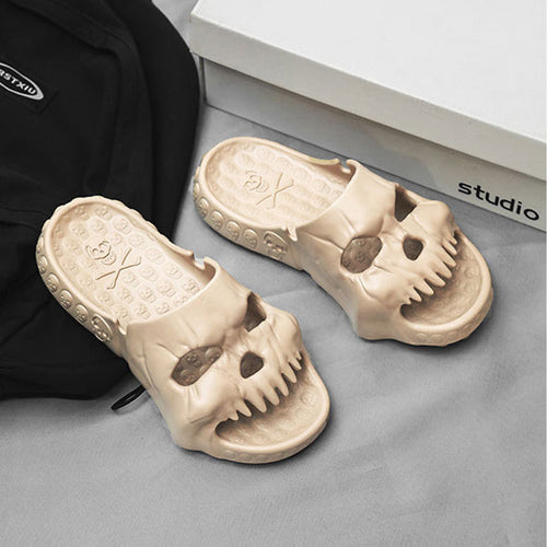 BowLift | Skull Design Single Band Slippers