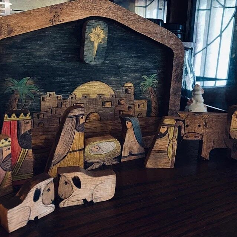 Wooden puzzle set by JéSus | Bowlift