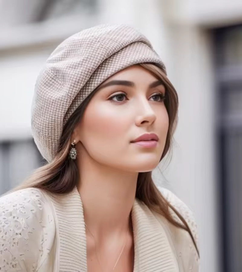 BowLift | Women’s Elegant Cap | Parisian Chic Style | Breathable Soft Fabric | One Size
