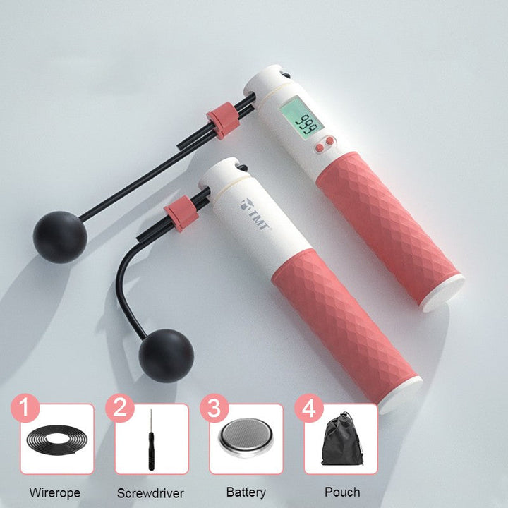 BowLift | 2-in-1 Weighted Smart Digital Jump Rope with Dual-rope Configuration, for Easy Full-body Workout