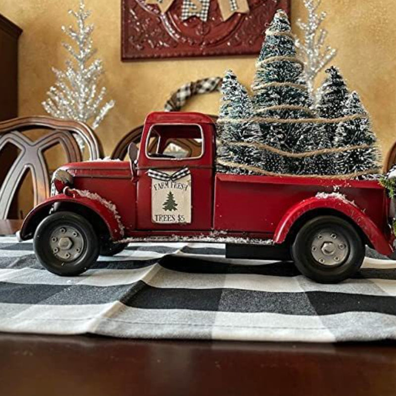 BowLift | Red Farm Truck Christmas Decorations