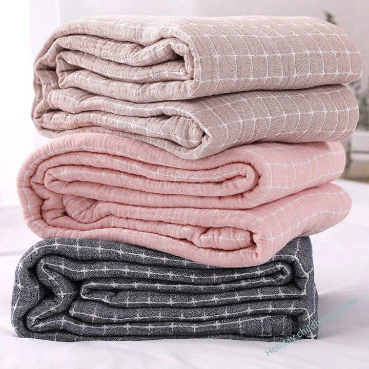 BowLift | Simple Casual Cotton Blanket - BreezyCotton