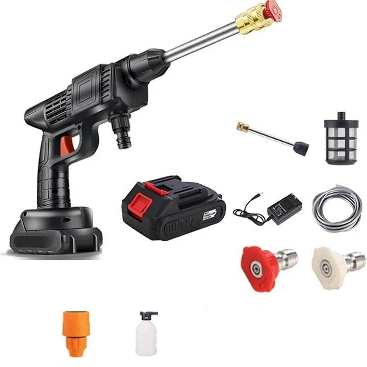 BowLift | Cordless Portable High Pressure Spray Water Gun Set | Ideal for Cleaning Cars, Patios & Garden Furniture