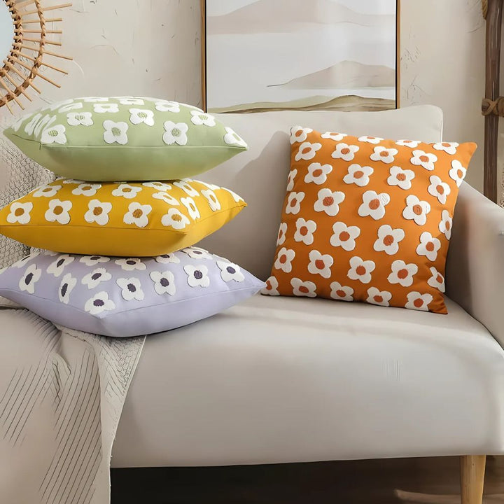 BowLift | Lustrous Floral Embroidered Cushion Cover