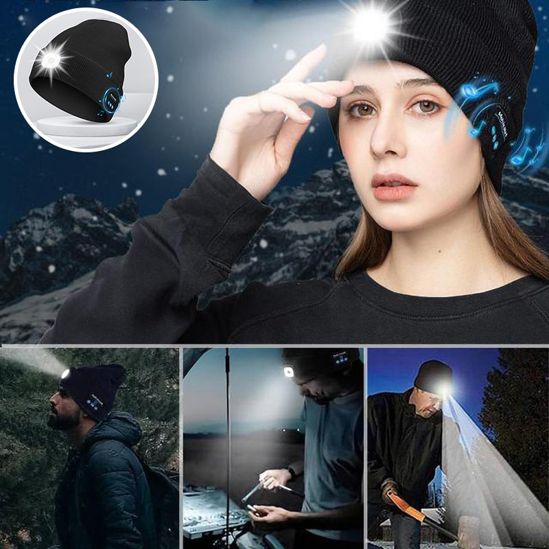 BowLift | LED Light Bluetooth Warm Hat