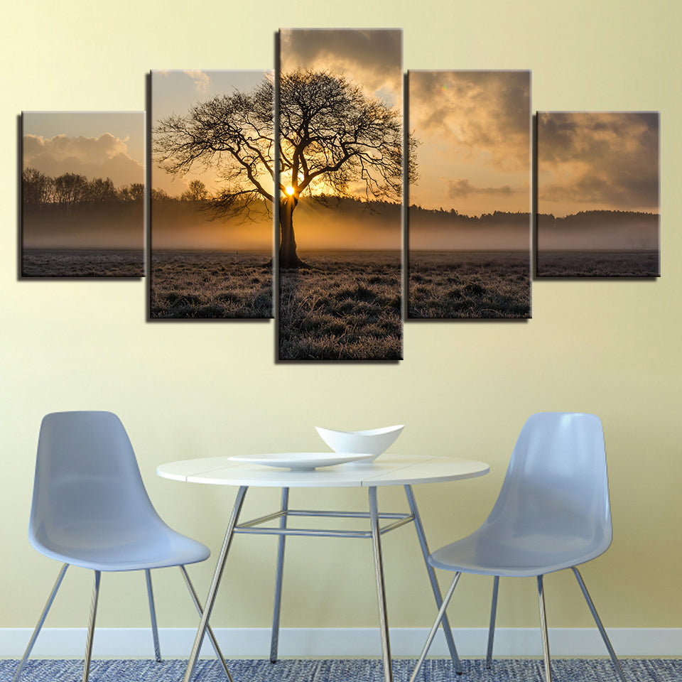 Tree of the Land - Canvas Wall Art Painting | Bowlift