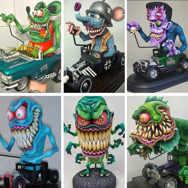 Angry Big Mouth Monster Statues | Bowlift
