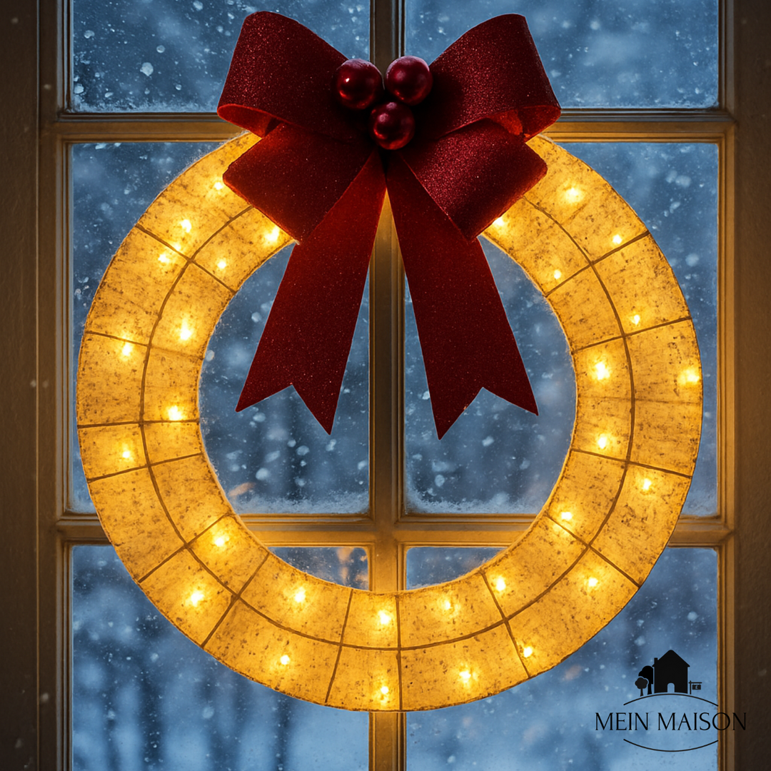 BowLift | GlowBow – The glowing Christmas wreath garland for festive elegance